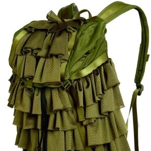 Brand new 2017 limited edition Fenty x Puma by Rhianna olive ruffle bag